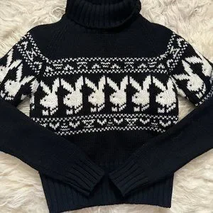 Holiday Sweater Playboy Christmas Sweater PLAYBOY Sweaters Vintage